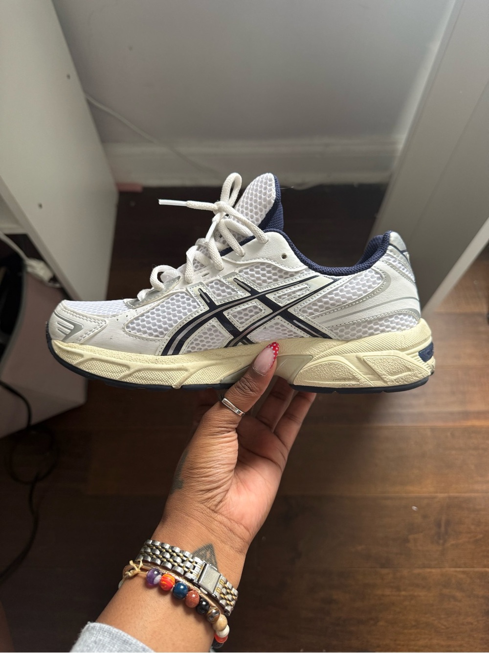 Women’s ASIC Gel 1130 “White Midnight” - Picture 6 of 9